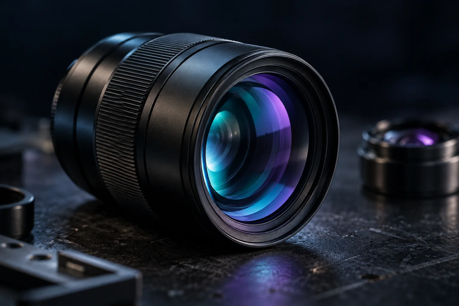Illustrative unbranded optical lens assembly; not the project design